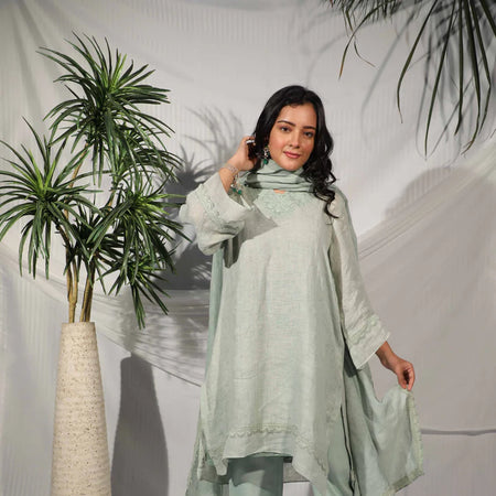 Peony Sage Kurta Set