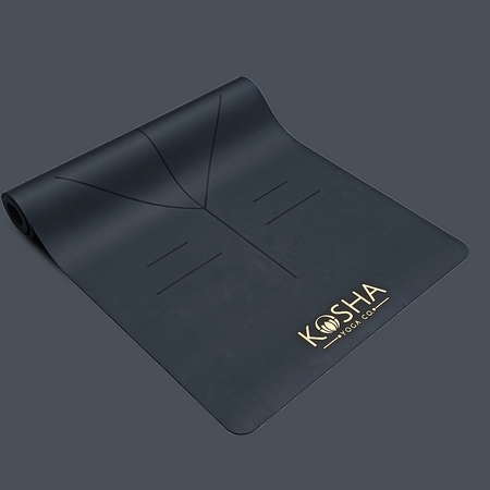 Kosha PUre Align Yoga Mat - 5.5mm - Charcoal