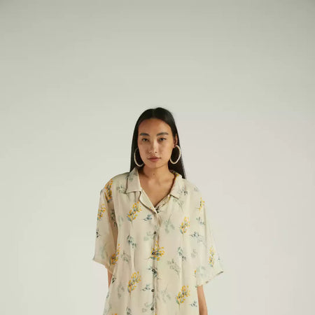 Fields of Summer Boxy Shirt Dress