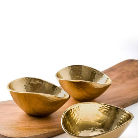 Wooden Tray with Bowls