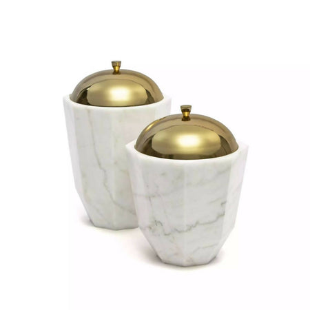 SET OF TWO FACET CANISTERS