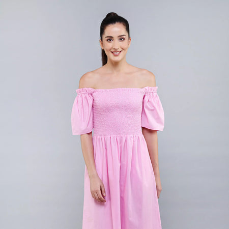 Celine Pink Maxi Dress