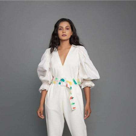 CONFETTI BELT JUMPSUIT