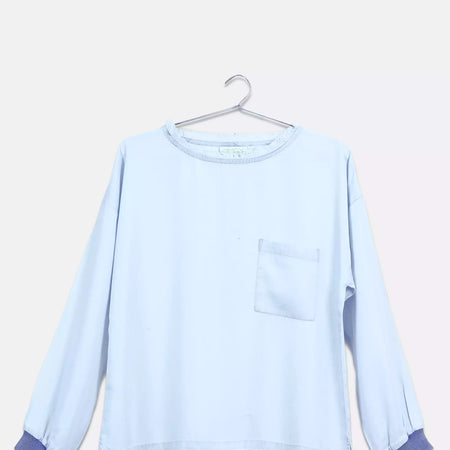 Pacific Blue Boxy Fit Top