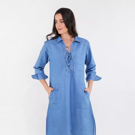 MIA Denim Shirtdress