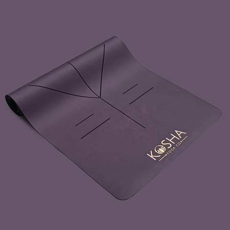 PUre Align Yoga Mat - 5.5mm - Aubergine