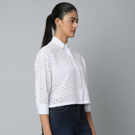 Shifley Crop Shirt