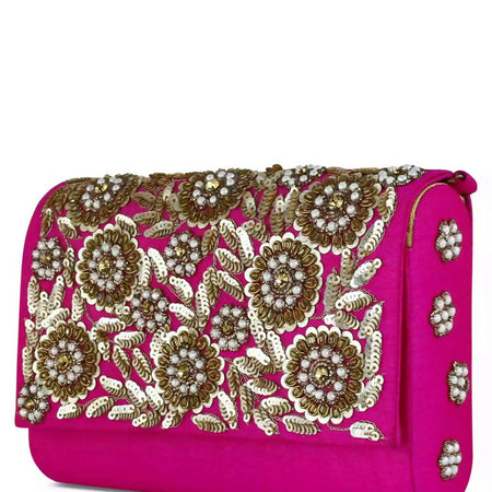 Beauteous Pink clutch