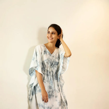 Gentle Horse Tie Dye Kaftan