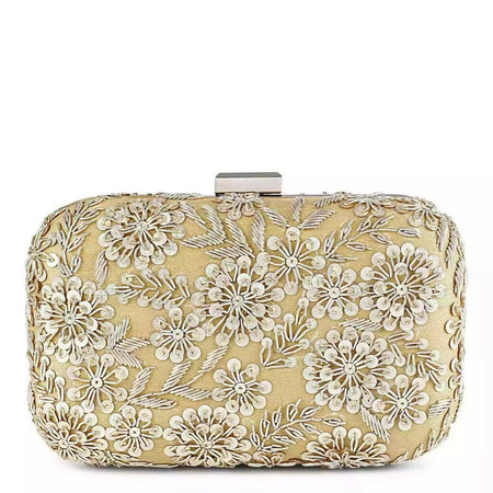 Golden garden bliss clutch