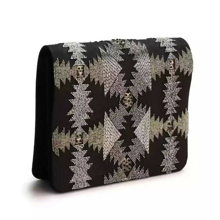 ZigZag black clutch