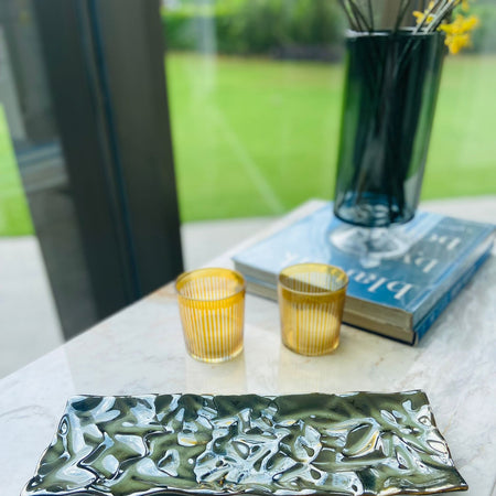 Textured Serving Platter