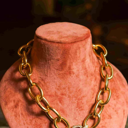 Yellow Gold plated necklace