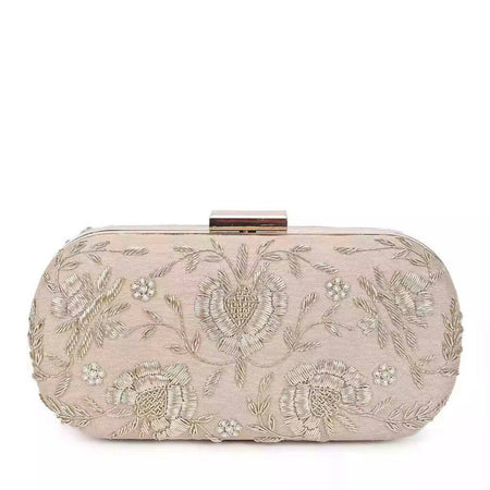 Golden bride clutch