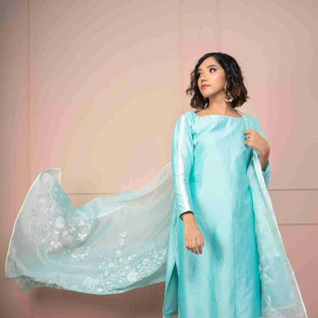 Sky Blue Kurta Set