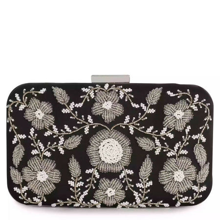 Black ornate clutch