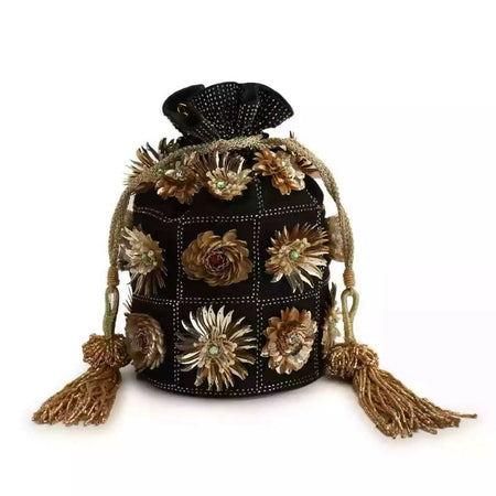 Black Diva potli bag