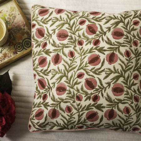 Gulnar Printed Cotton Cushion Cover