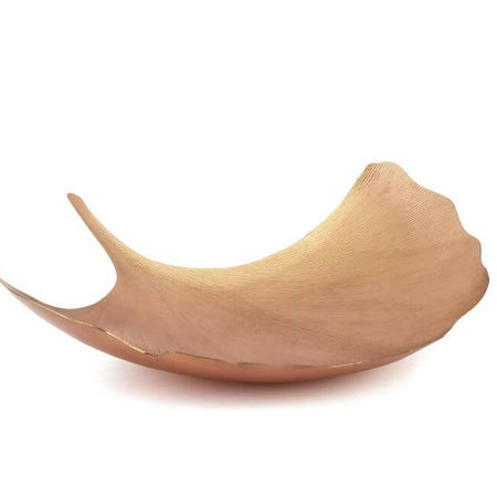 Ginkgo Leaf Platter Copper