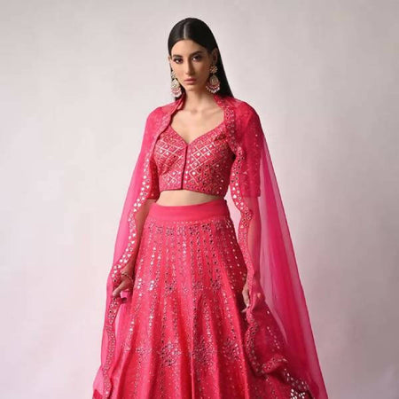 Rani Hand Embroidered Lehenga Set