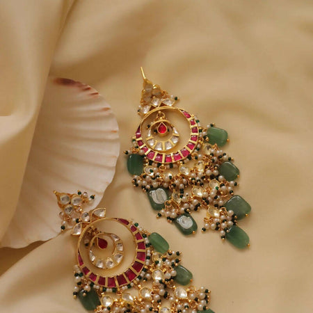 Gulmohar Chandbali Earrings