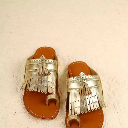 Lady Suzy Gold Sandals