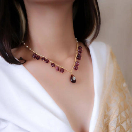 Vismay Purple Necklace