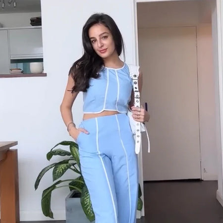 Powder Blue Como Co-ord