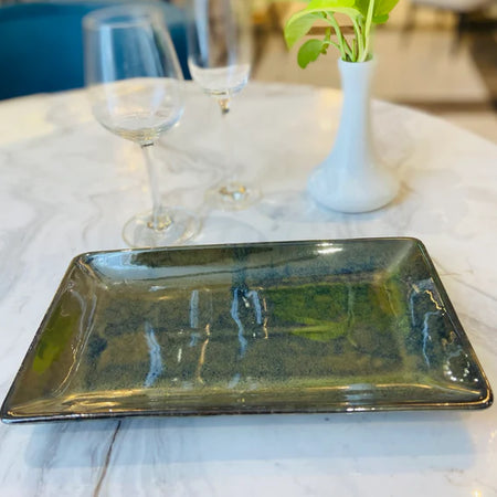 Rectangle Platter - Dark Green