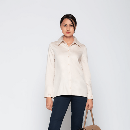 FAYE BACK PLEAT SHIRT